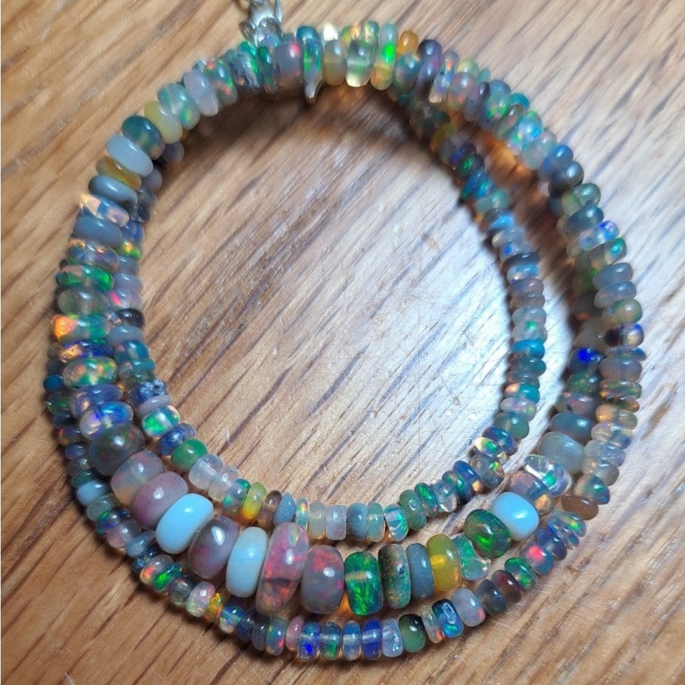 Natural Ethiopian Opal Necklace